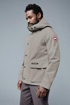Chamarras Canada Goose Hombre Mexico - Lockeport Rompevientos Beige GL5796014